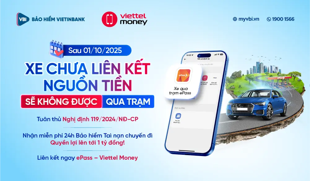 Bảo hiểm chuyến đi khi liên kết ePass: Giải pháp số hóa tiện lợi, an toàn cho mọi hành trình